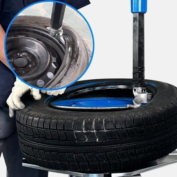 Image of KATOOL ME Tire Changer Machine and Wheel Balancer Machine Combo | Tire Changer with Bead Blaster Asist Arm Tire Changer Tire Machine Tire Repair Tools for Home Garage and Shop Repair, Blue