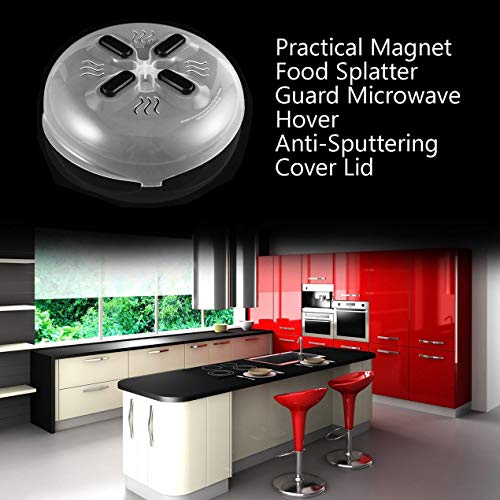 JullyCAnnice Capa prática magnética para alimentos, proteção contra respingos de alimentos, para mic