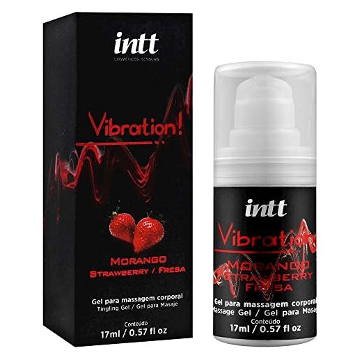 VIBRATION GEL EXCITANTE QUE VIBRA POWER EXTRA FORTE SABORES 17ML - INTT fragrancia:Morango