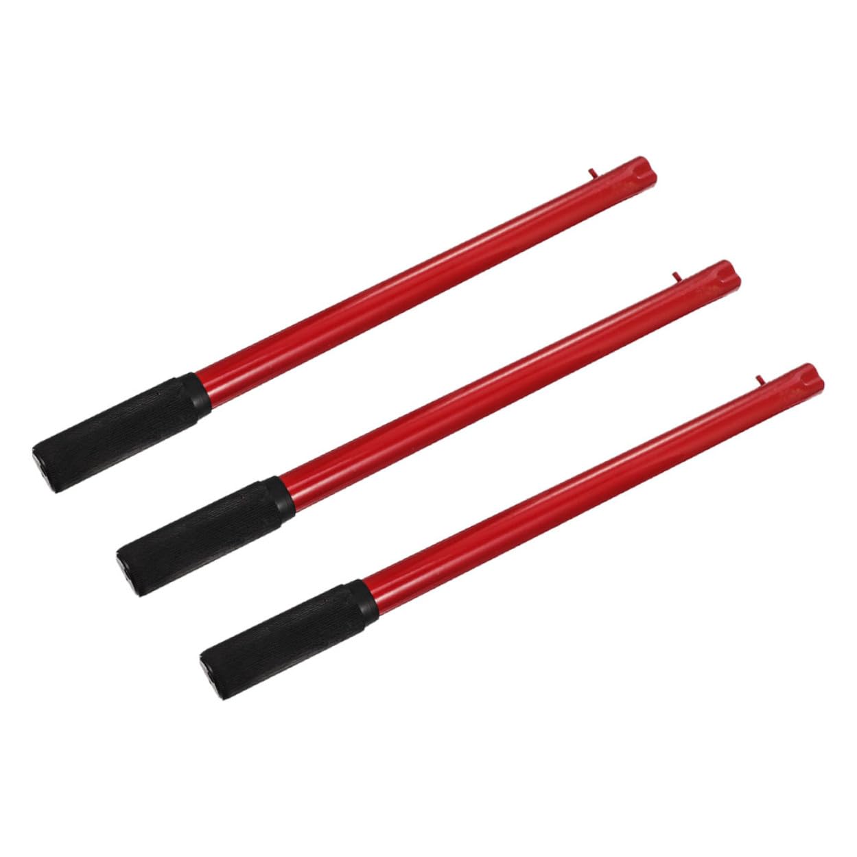 ORFOFE Manija Material Hidráulico Toneladas de 2 Gato Horizontal Goma Diseño de Presión Manual Alta Estabilidad Acero Paquete de 3 Piezas y Adecuado para Garaje y Vehículos