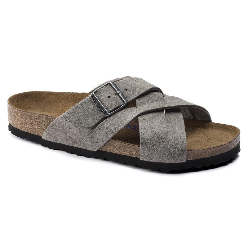 Image of Birkenstock Lugano Soft Footbed Suede Sandals