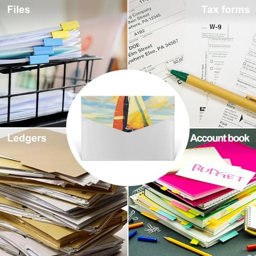 Porte-documents coloré à 6 compartiments pour ranger vos dossiers de bureau - 4
