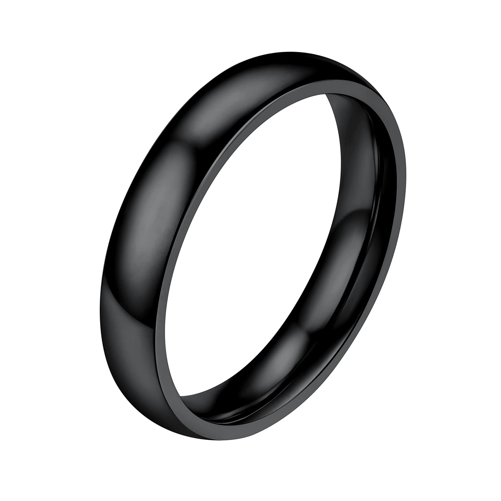 PROSTEELAnillos Dedo Giratorios de Banda 2/4/6/8mm Acero Inoxidable, Minimalista Anillos Spinner Midi Amistad con Varios Tamaños (con Caja de Regalo)…