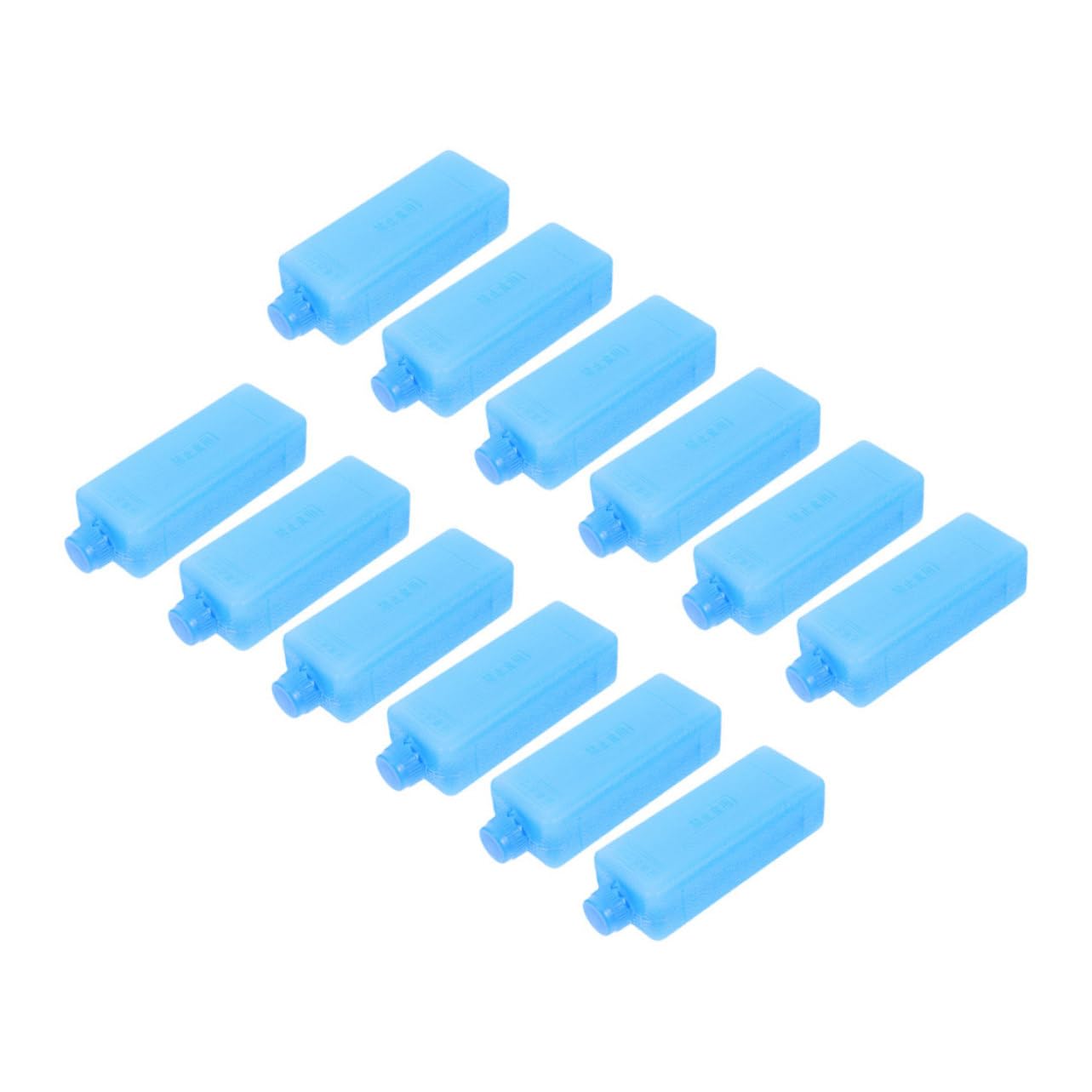 GRIRIW 12Pcs Reusable Ice Crystal Boxes for Air Conditioners Sustainable Cooling Packs for Freezer Lunch Bags Coolers Energy Efficient for Staying Cool