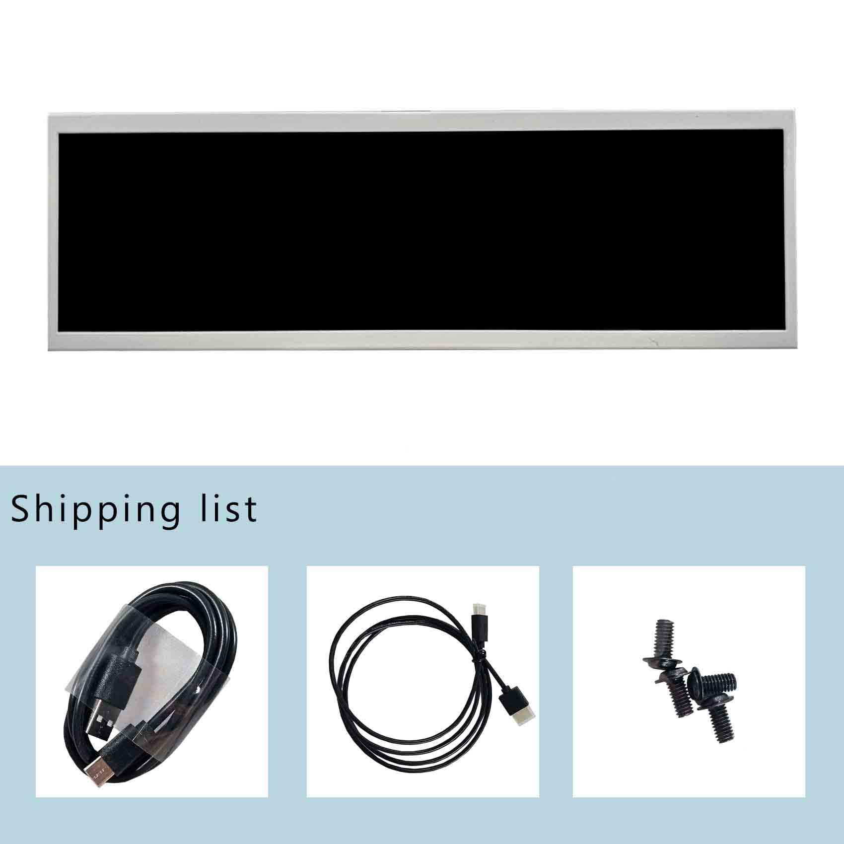 VSDISPLAY 14,5 Zoll 2560 x 720 H/D USB C IPS LCD Monitor