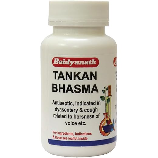 Baidyanath Tankan Bhasma 15g Pack - Authentic Ayurvedic
