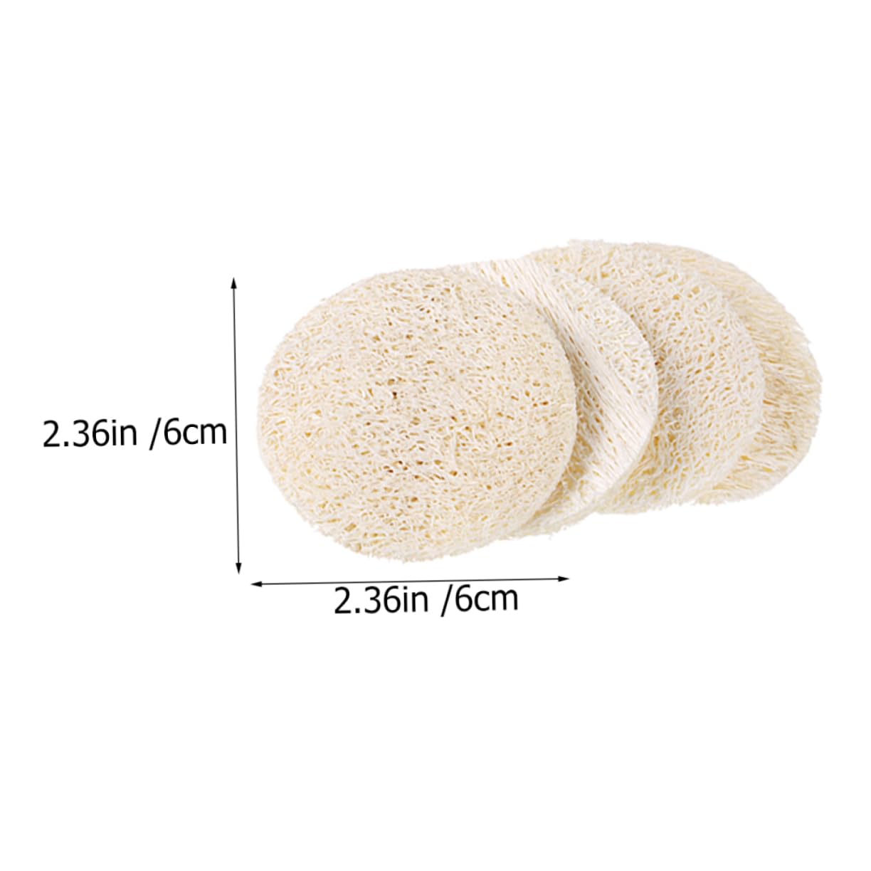 FRCOLOR 40pcs Natural Loofah Oil Absorbing Sheets Facial Oil Control Tissues for Oily Skin Skin Friendly Practical for