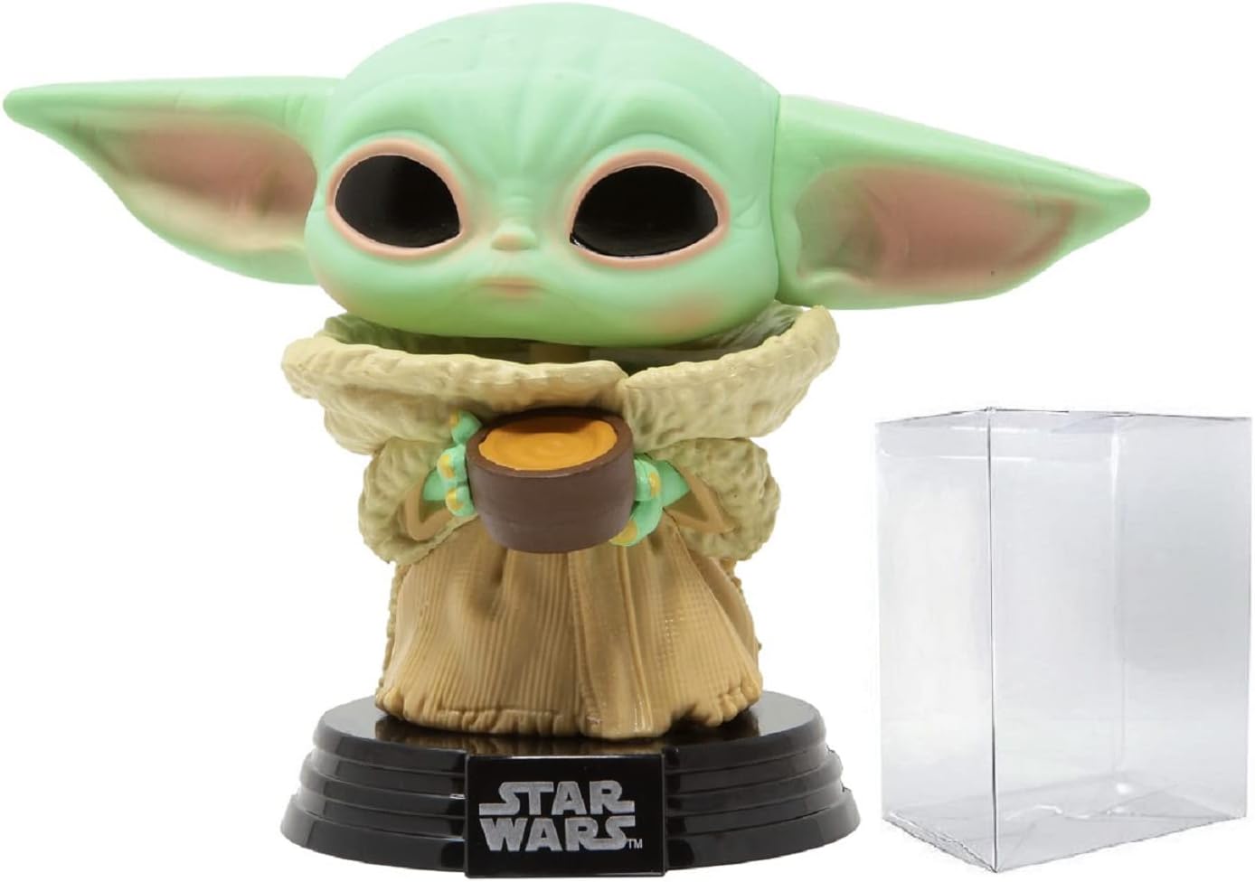 POP! Funko Star Wars The Mandalorian - Baby Yoda The Child with Cup Vinyl Figure