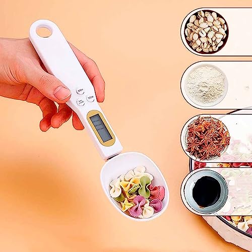 Colher Balança Digital Dosadora Lcd Medidor Graos Alimento Tempero Raçao Remedio Cozinha Nutricionis