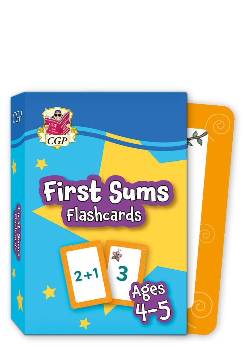 First Sums Flashcards for Ages 4-5 (Reception): perfect for learning the number bonds to 10 (CGP Reception Activity Books and Cards)