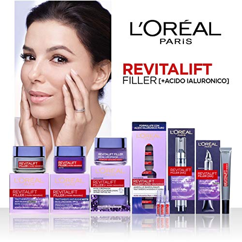 L'oreal Revitalift Filler Trattamento ANTI-RUGHE Notte Rivolumizzante 50ML.ACIDO Ialuronico Concentrato - 4