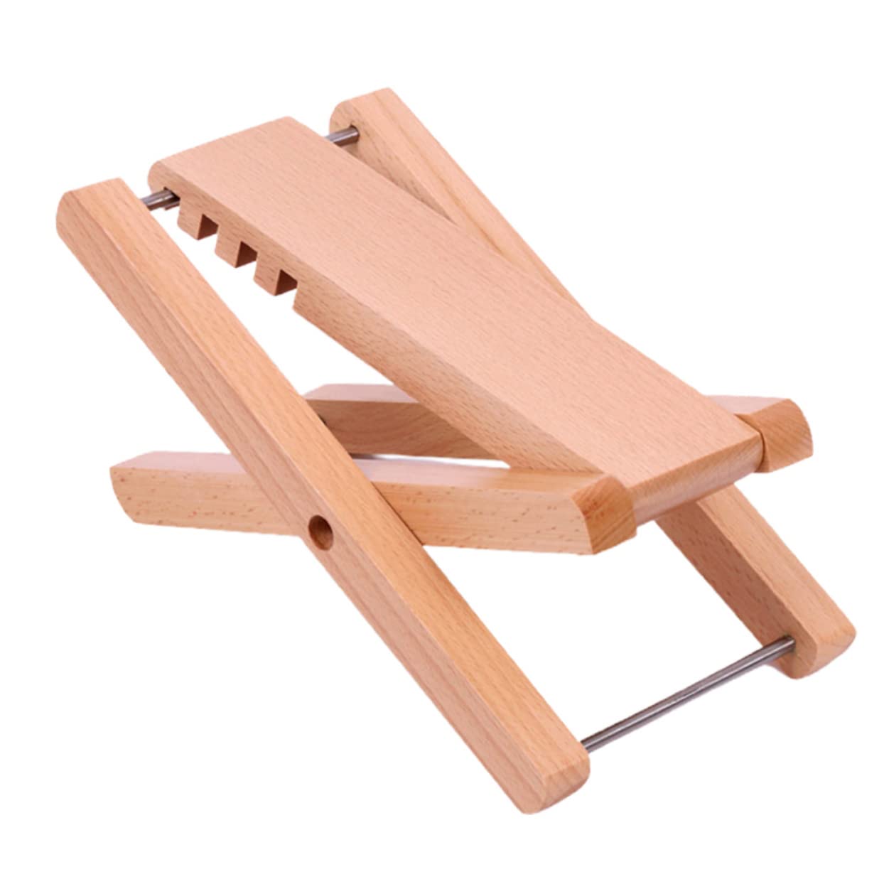 SHOWERORO Guitar Foot Rest Wooden Footstool Foldable Sturdy Construction Height Adjustable