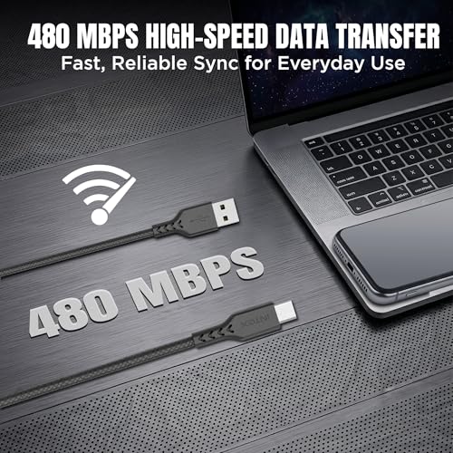 Image of Intex Speed 3A USB to Micro Fast Charging Cable Output Cable, 480mbps, Data Sync, Strong PVC Cable for Mobile, Neckband, Compatible with Micro Devices - Black