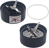 Vista 6 de 2 piezas de repuesto para afeitadora de hielo con junta adicional para batidora Magic Bala, mezcladora, exprimidora, procesador de alimentos