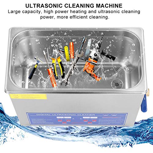 TKSE Ultraschall Sterilisator, 6L Ultrasonic, Ultraschallbad Vergaser, Digitaler Ultraschallreiniger Bath Timer… – Bild 8