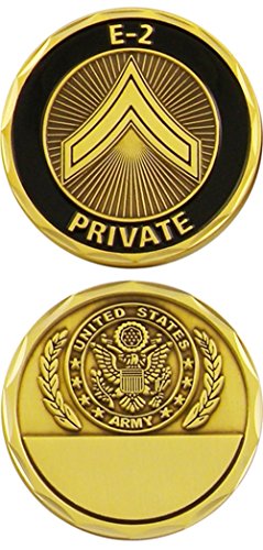 U.S. Army Private E-2 Challenge Coin