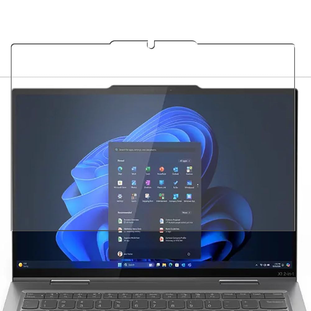 Puccy 3 Pack Screen Protector, compatible with Lenovo ThinkPad X1 2-in-1 Gen 10 ILL 14" Tablet TPU Film Guard （ Not Tempered Glass Protectors）