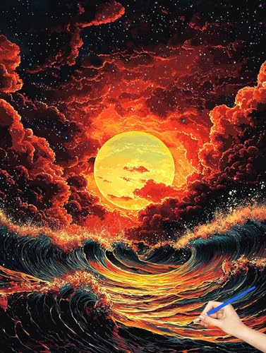 G C Paint by Numbers for Adults v hG DIYyCgoCio[ l̂߂̃NGCeBuȎ io[yCg  uV/ANyCgLbg q S H?? z[ ItBX Mt