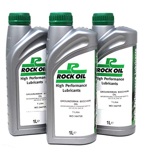 Rock Oil 3 Litre Biodegradable Biochain Premium Chainsaw Oil for Bar and Chain