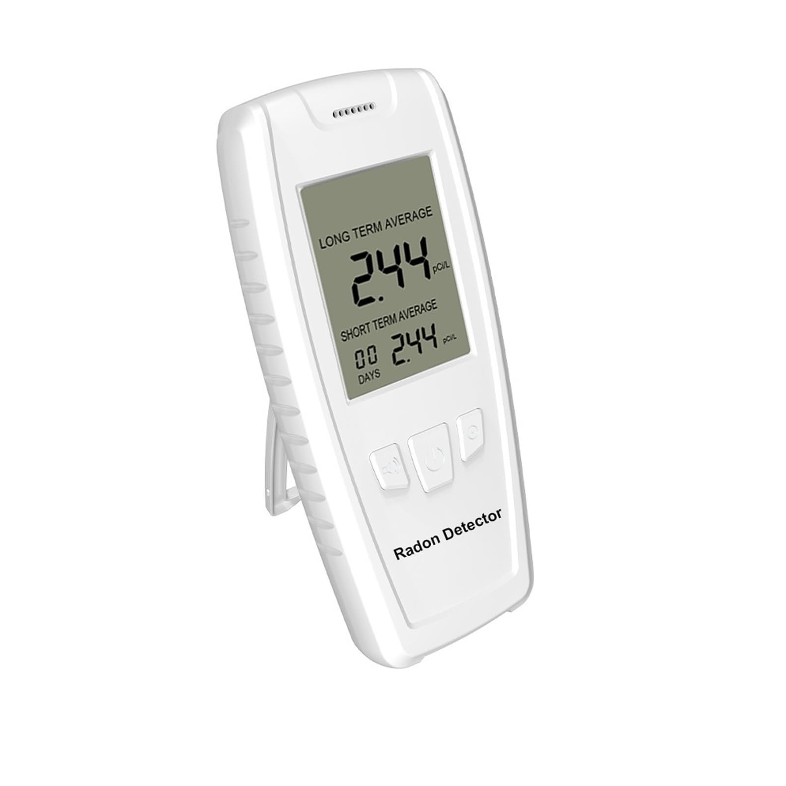 ABS Radon Detections Device with Realtime Alarm and Easy to Read Display Desktop Concentration Analyzers Offices Detections Instrument