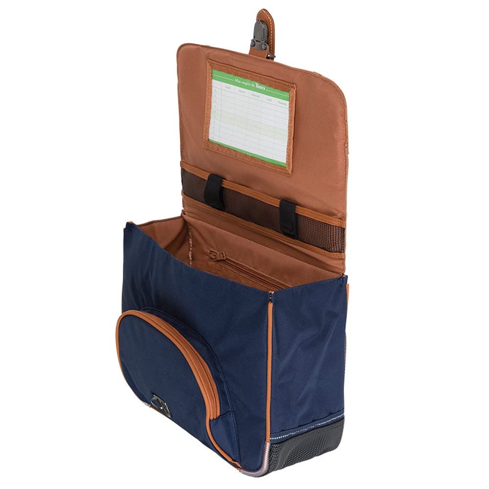 Cartable 35 cm Tann's Les Signatures Camille Bleu Marine