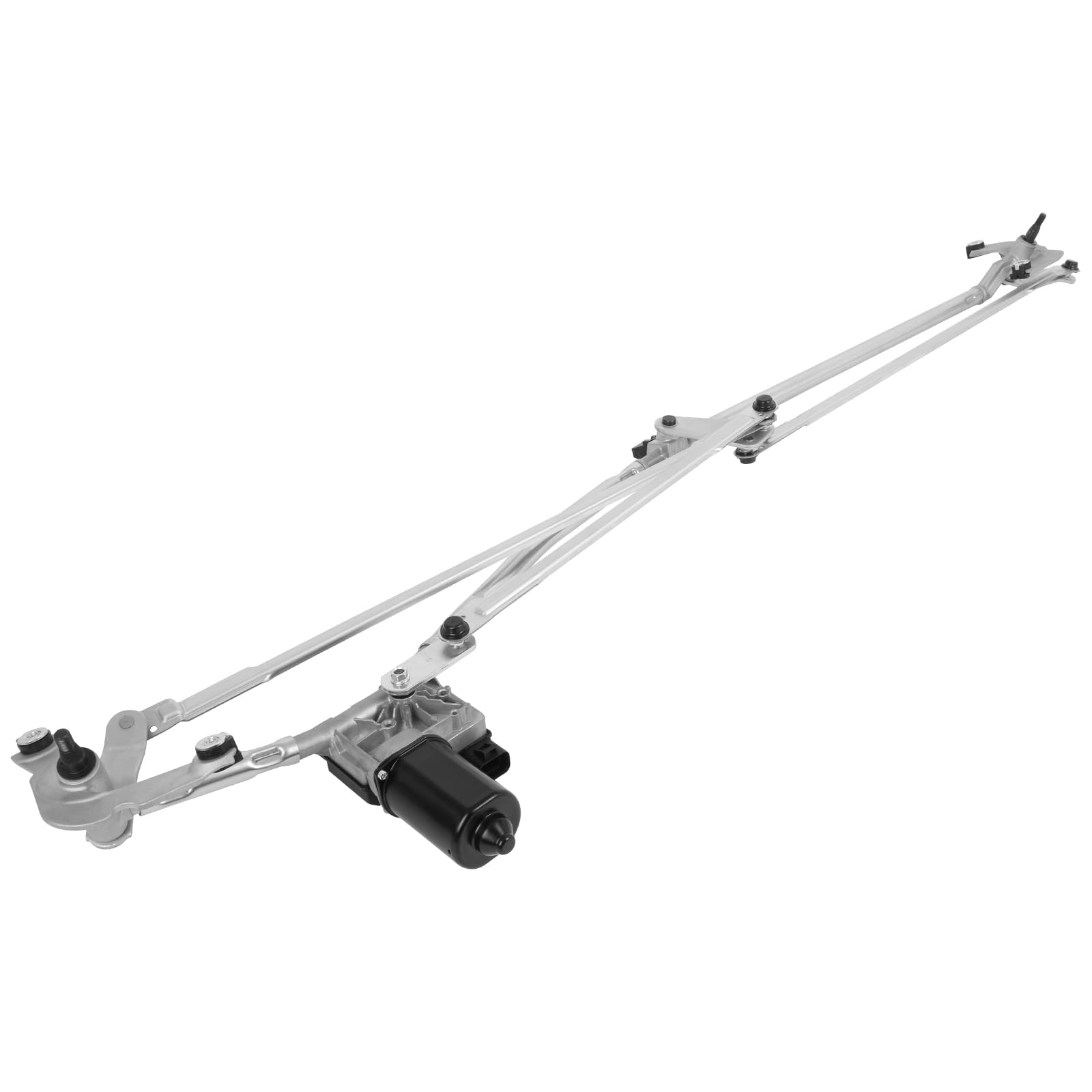 Front Wiper Motor with Linkage Assy Replacement for 2002-2007 for Buick for Rendezvous,2001-2005 for Pontiac for Aztek 10303632, 10310227 Wiper Motor 5 Pins