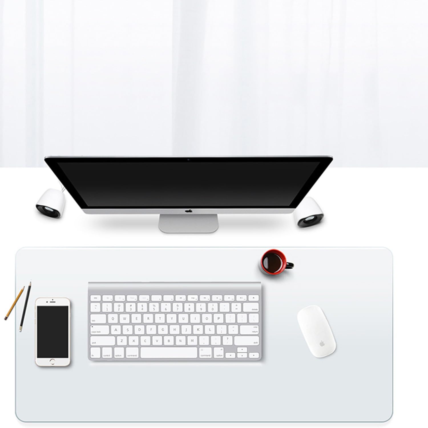 RYPDKM Clear Writing Mat 1.0mm Thick Rectangle Round Corner Transparent Pad Table Protector for Office & Home 12"x 12" 13.7"x23.6" 19.7"x39.4" 35.4"