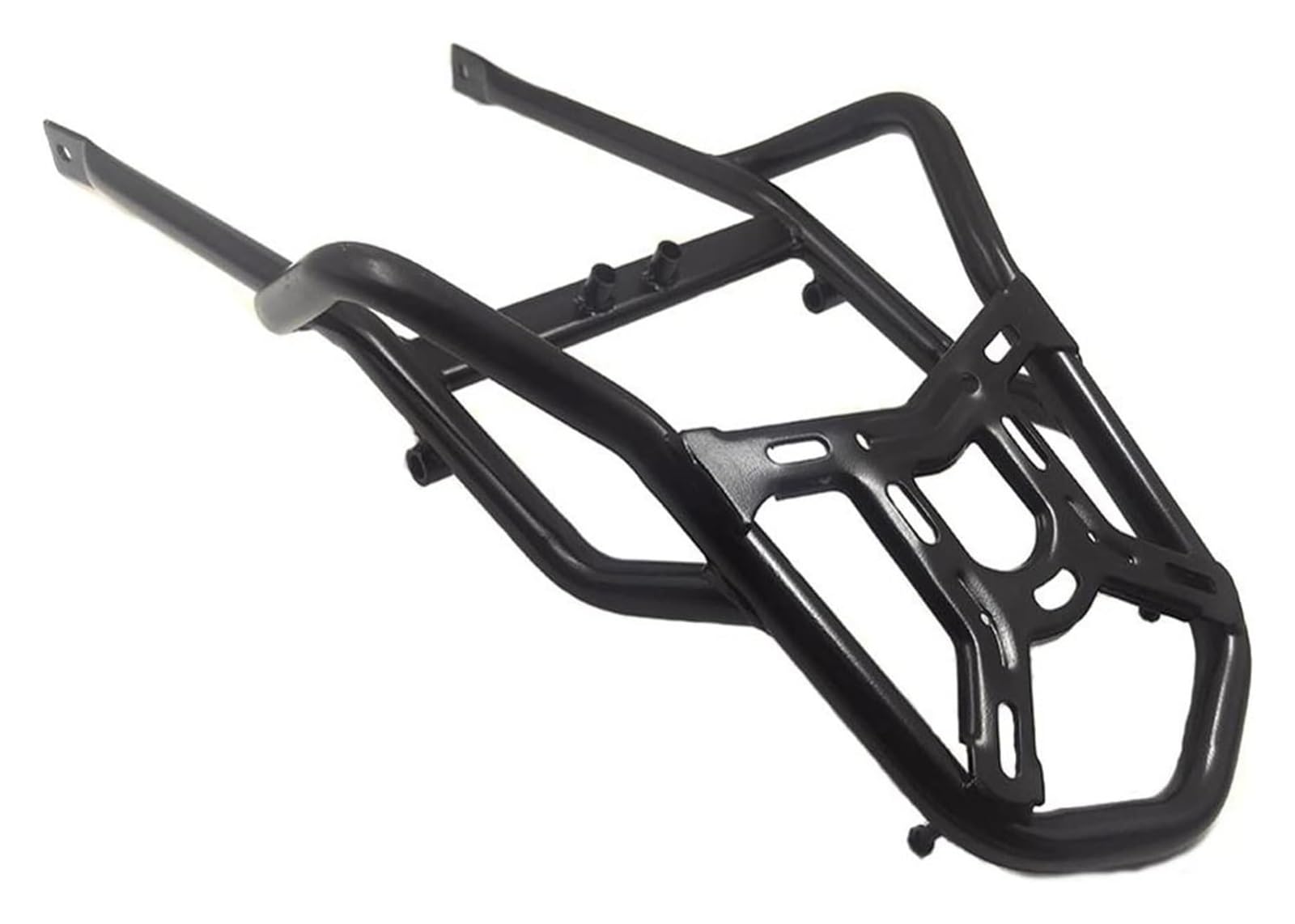 Portaequipajes Moto para 502C Protector De Cubierta Motocicleta Respaldo Pasajero con Portaequipajes Trasero para Motocicleta(Negro)