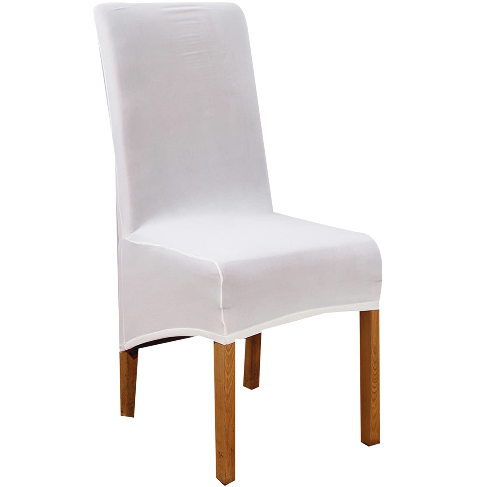 Housse de chaise dossier haut extensible et lavable pour protéger et rénover vos assises lot de 4