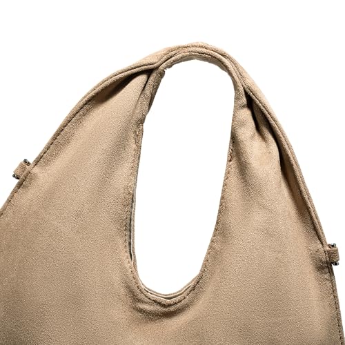 Bolso tote de gamuza pequeño para mujer miniatura 5