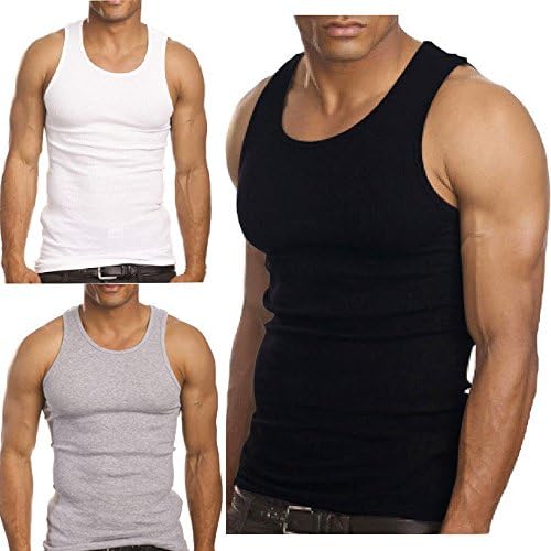 Falari mens Sleeveless Tank Top for Boxing Undershirt