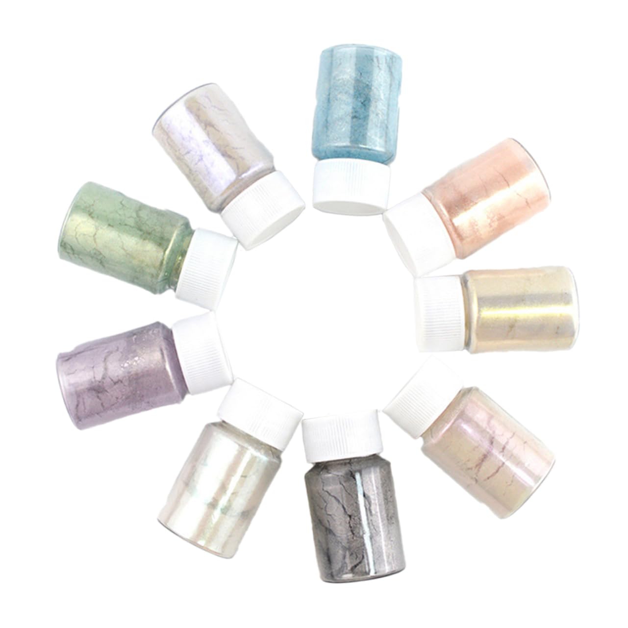 KALLORY Cosmetic Grade Powder Set Soap Dye for Clay Crafts Makeup Nail Art Colors