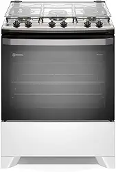 Fogão Electrolux 5 bocas Efficient com PerfectCook Branco FE5IB