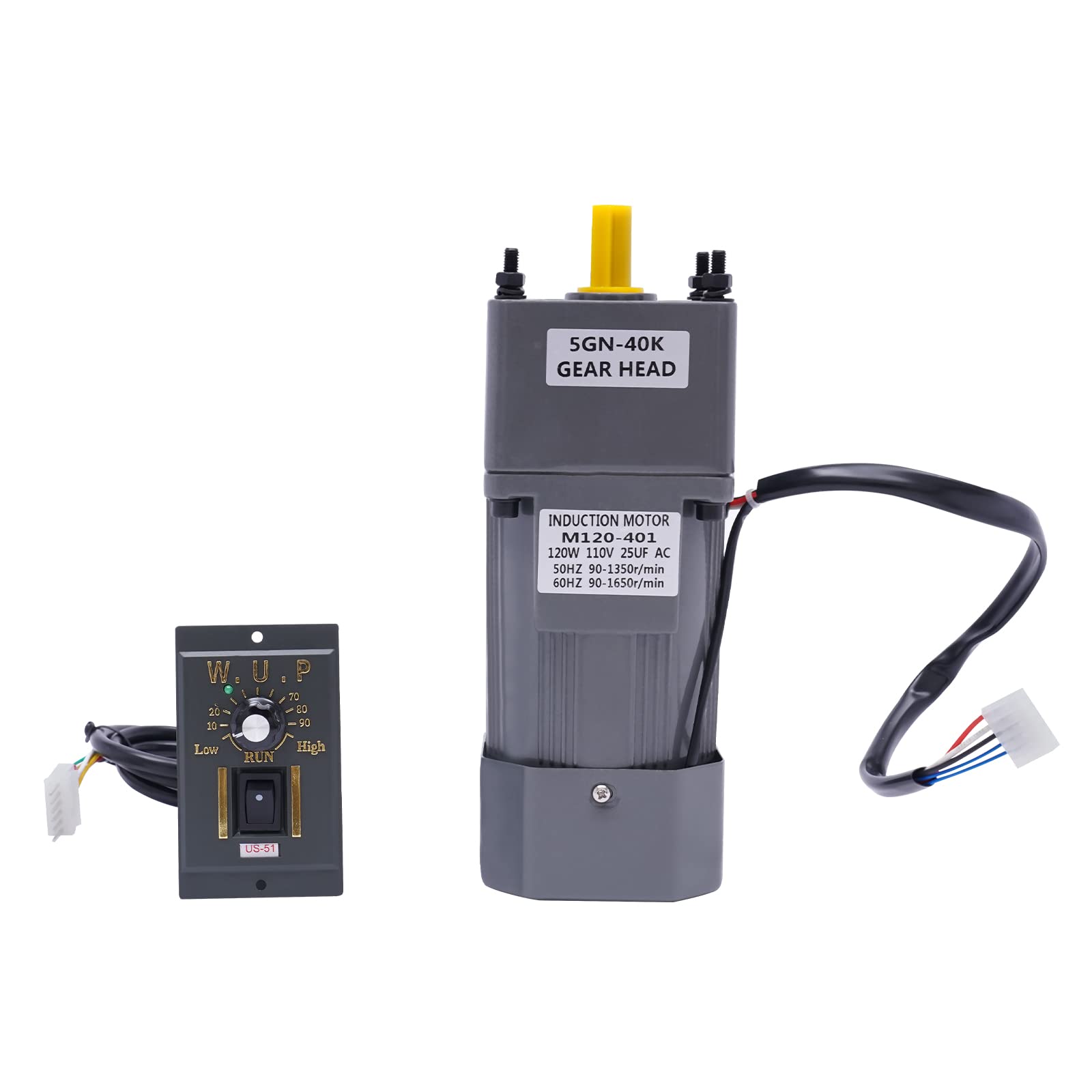 110V 120W Ac Gear Motor Electric Single-Phase Motor Gear