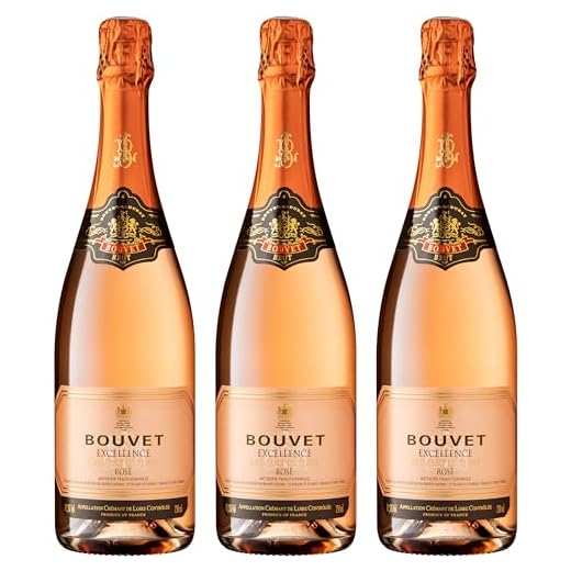 Bouvet-Ladubay Crémant de Loire Rosé Brut Méthode Traditionelle (3 x 0.75 l)