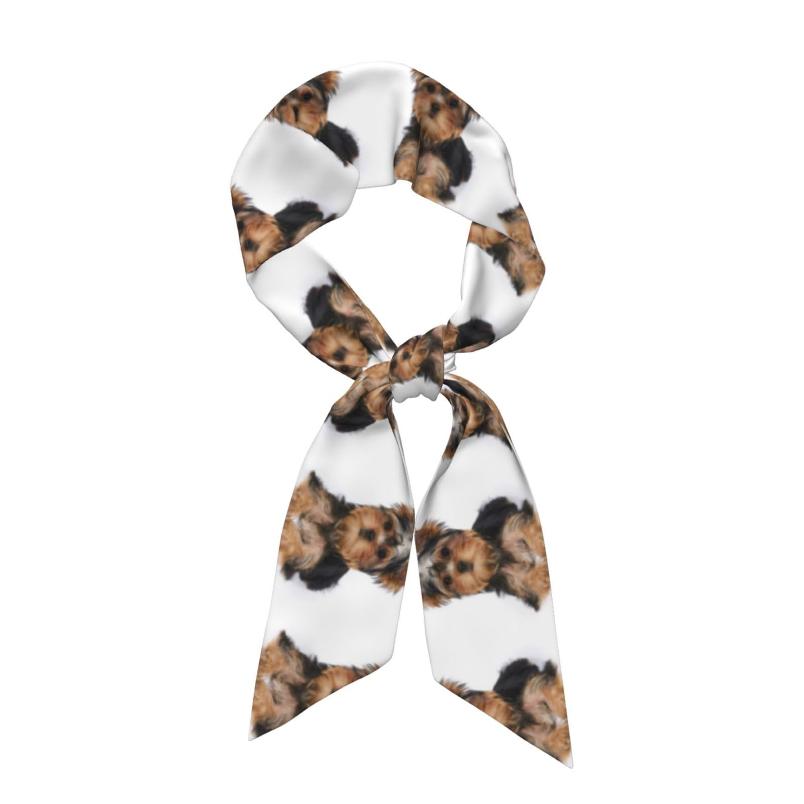 Yxdvpalne Unisex As Picture Yorkshire Terrier Neck Scarves, Kerchief Neckerchief Headband, Women's Fashion Scarf
