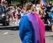 rhungift 2Pcs Bandera Arco Iris &Bisexual 150x90cm -LGTB Bandera Bisexual Rainbow 90...
