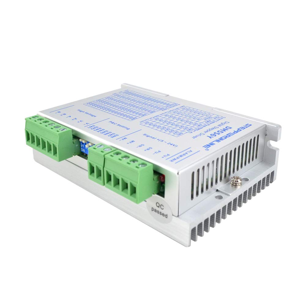STEPPERONLINE Digital Stepper Motor Driver CNC 1.7-5.6A 20-50VDC for Nema 23, 24, 34 Stepper Motor