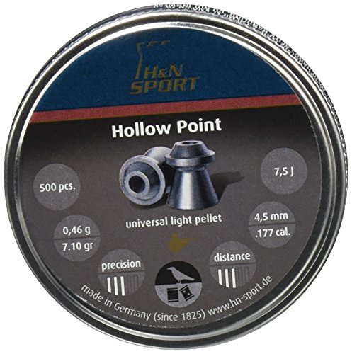 H&N Sports Hollow Point - Balines H&N Hollow Point Unisex, Talla 4.5 mm
