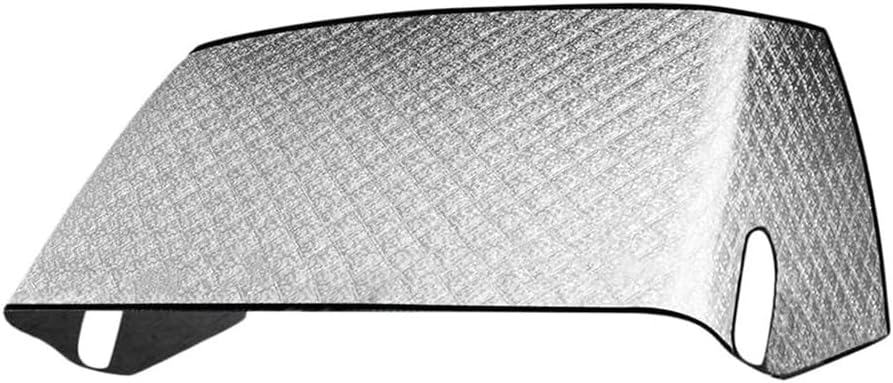 RV Windshield Cover RV Front Window Sunshade Cover Anti Snow, Anti Frost, Anti Dust, Anti Dirt with Magnet to Hold Securely in Place, no Drilling, Rv Windshield Cover