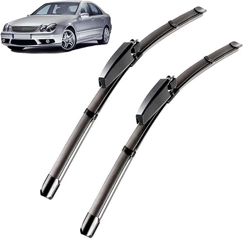 OEM calidad 2 unids limpiaparabrisas delantero para Mercedes-Benz Clase C C160 C180 C200 C230 C240 C280 C350 C32 C55 W203 2004-2007 Ajuste perfecto
