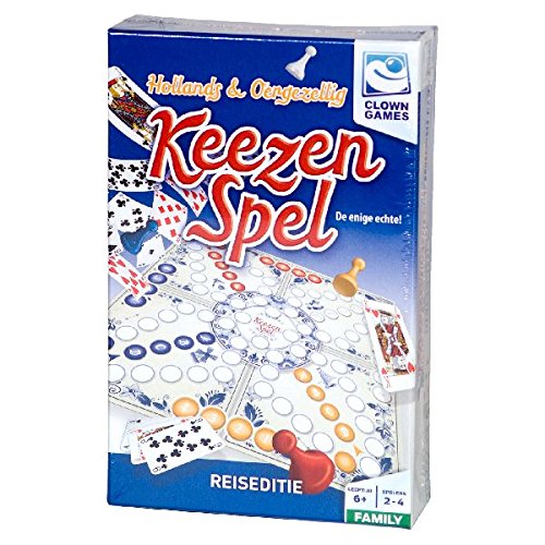 Preisvergleich Produktbild Clown Games 0607045 Keezen-Spiel Reise-Edition