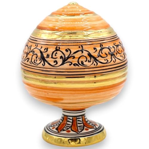 SICILIA BEDDA CAPACI Pumo Design Moderno, Ceramica Caltagirone, h 15 x 11 cm ca. (1Unità) Due opzioni Decoro Smalto Oro zecchino 24k - Decoro 2 SICILIA BEDDA CAPACI Pumo Design Moderno, Ceramica Caltagirone, h 15 x 11 cm ca. (1Unità) Due opzioni Decoro Smalto Oro zecchino 24k - Decoro 2