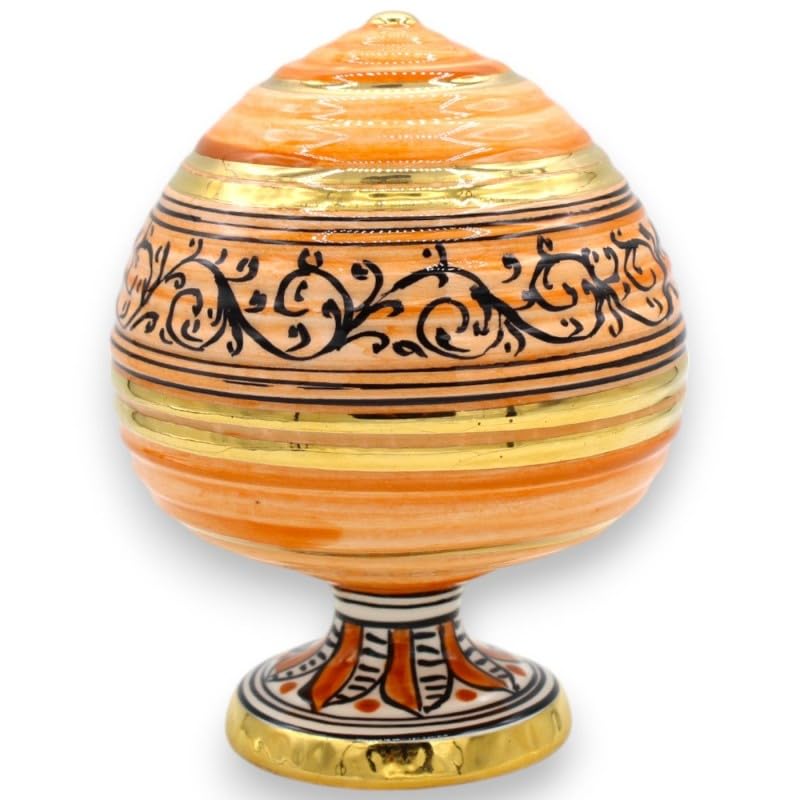 Pumo de Caltagirone en céramique et or 24k Sicilia Bedda Capaci