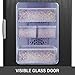 OrangeA Black Reptile Egg Incubator 25L Capacity Mini Digital Incubator ReptiPro 6000 Portable Reptile Incubator Cabinet Style with Heating and Cooling 5-60°C 12V/110V Work for Small Reptiles