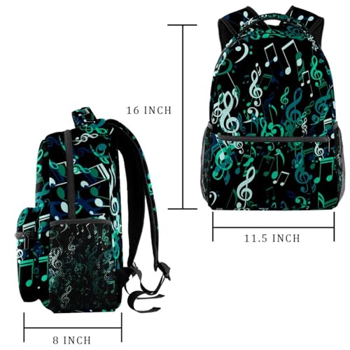 Sac à dos d'école et voyage décontracté multicolore pour filles - 2