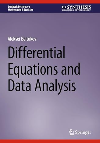 Differential Equations and Data Analysis-finelybook