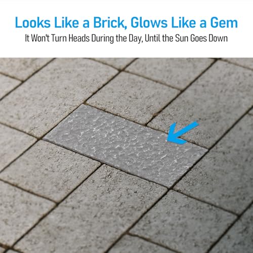 Image of LEONLITE 12-Pack Low Voltage Landscape Pathway Lights, 12-24V, Aluminum, ETL Listed, 3000K Warm White Bundle 4-Pack 5CCT LED Paver Light 4 x 8 Inch for Pavers, 12-24V Low Voltage, Waterproof IP67