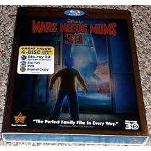 Mars Needs Moms Four-Disc Blu-ray 3D / Blu-ray / DVD / Digital Copy Combo