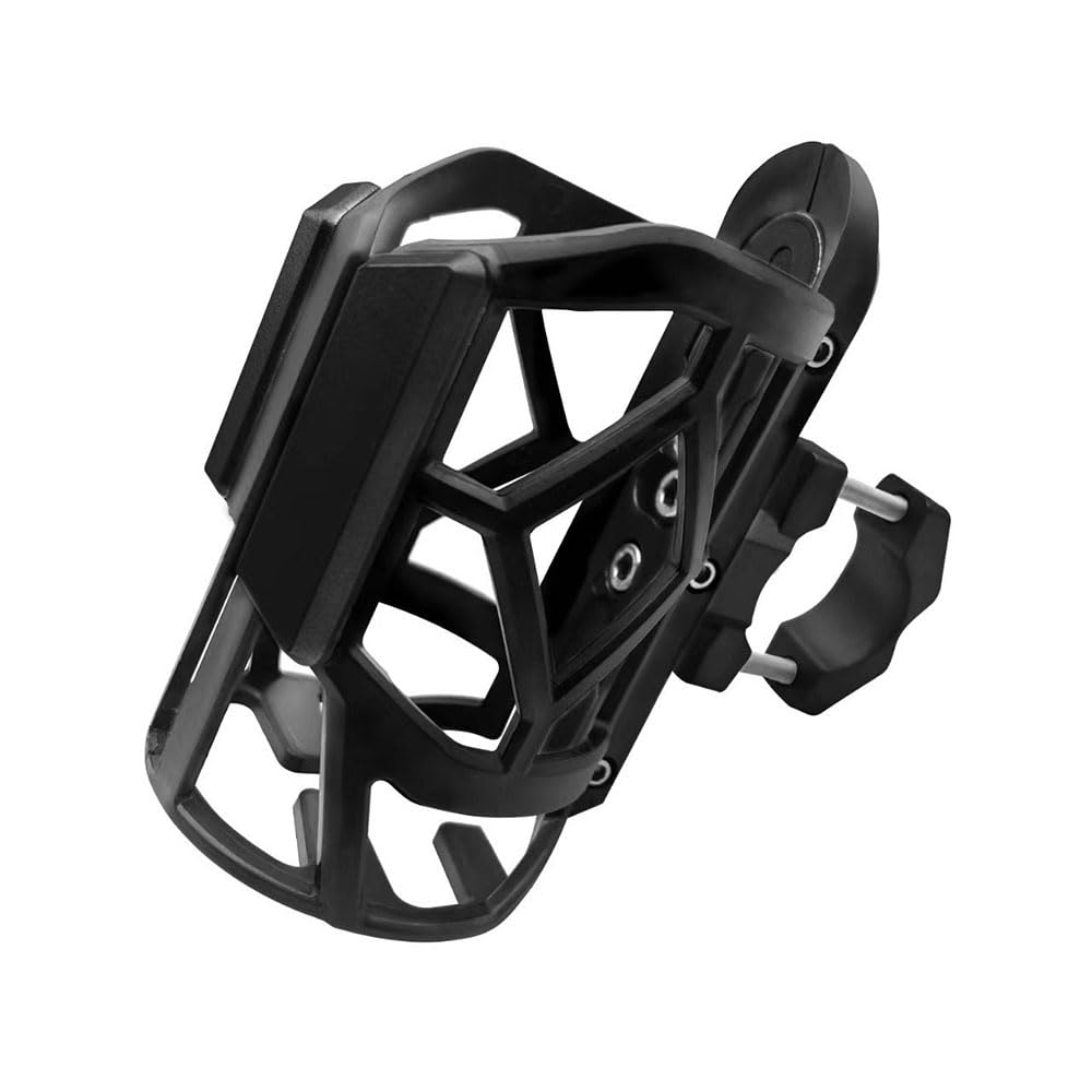 Porte-Gobelet Moto pour CB500X CB 500X CB500 X, Porte-Bouteille Fixation Guidon, Support de Boisson à Pince pour Tube Pare-Carter Accessoire Extérieur,Black